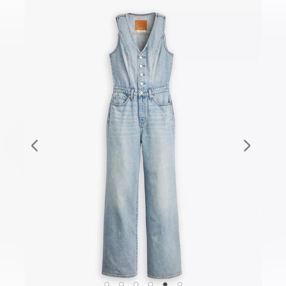 Light Blue Denim Jumpsuit